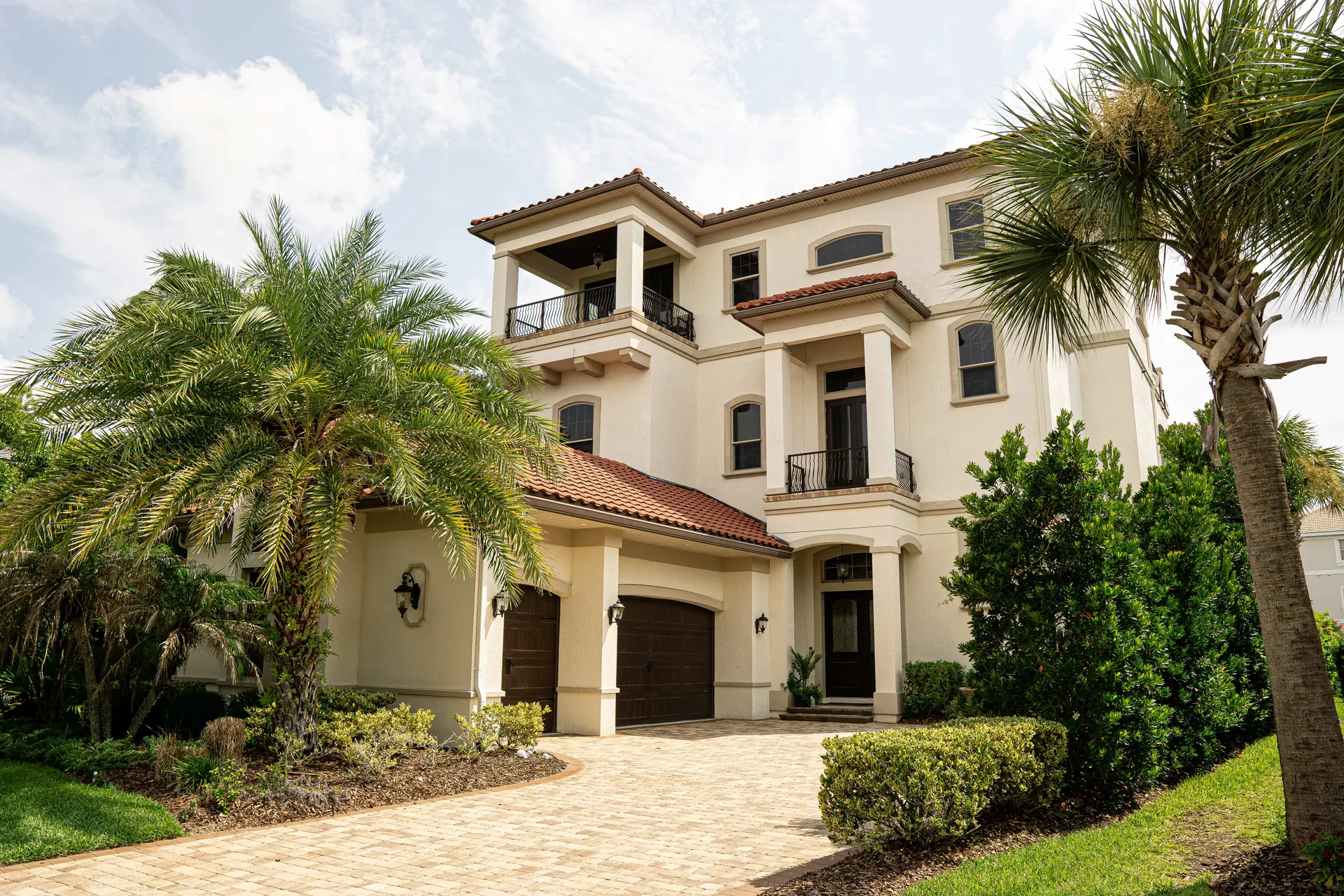 Custom home exterior