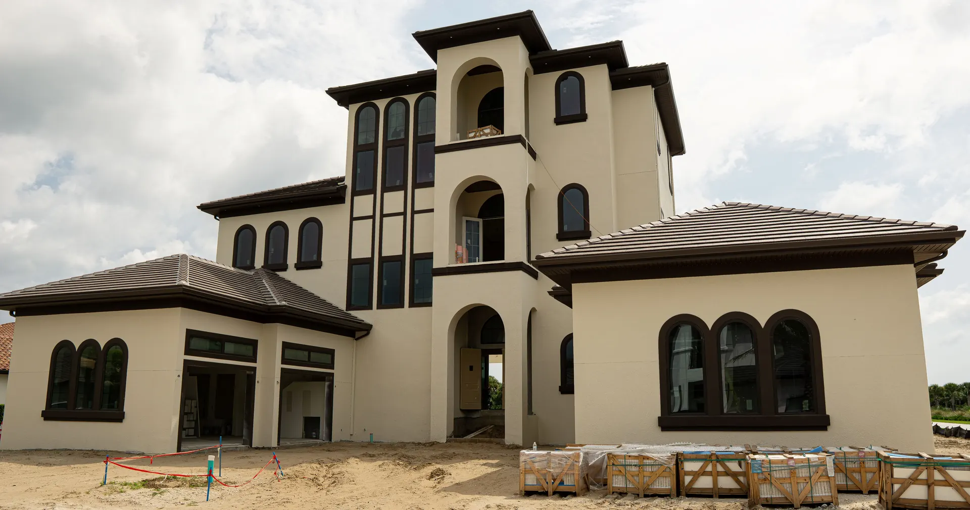 Custom home exterior